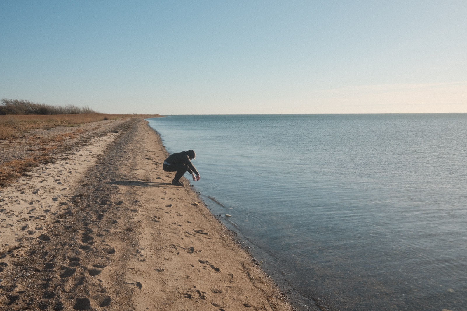 The beach walk into Gedser