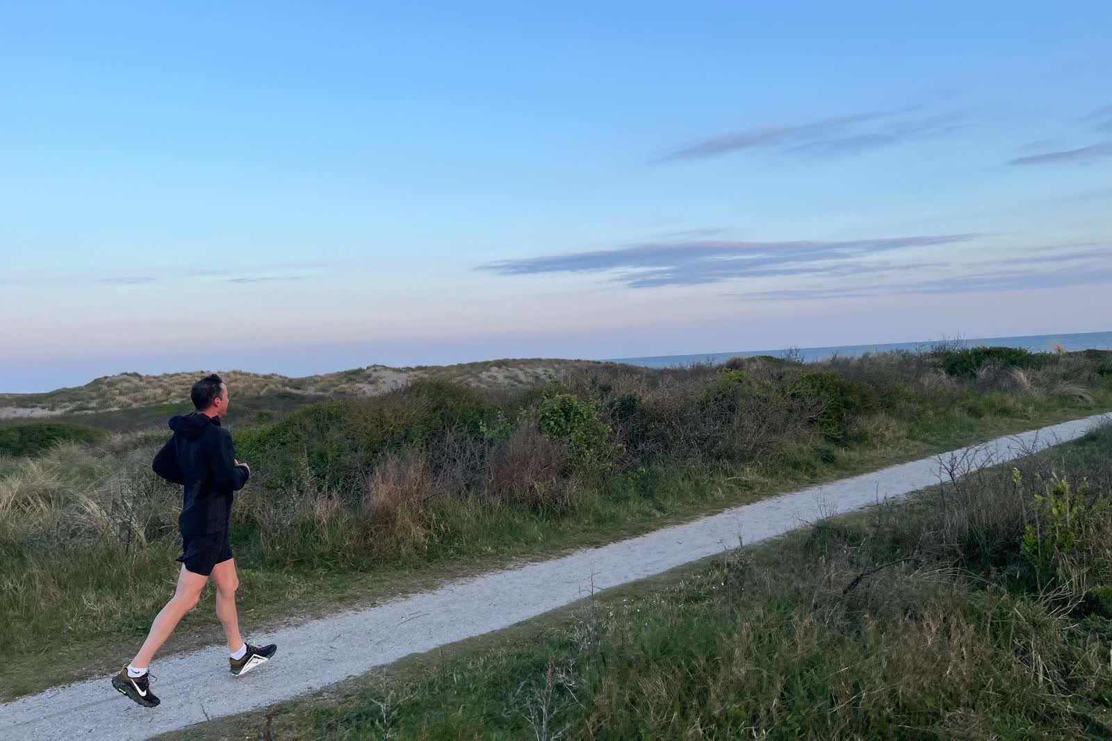 Morning run through the dunes near The Hague