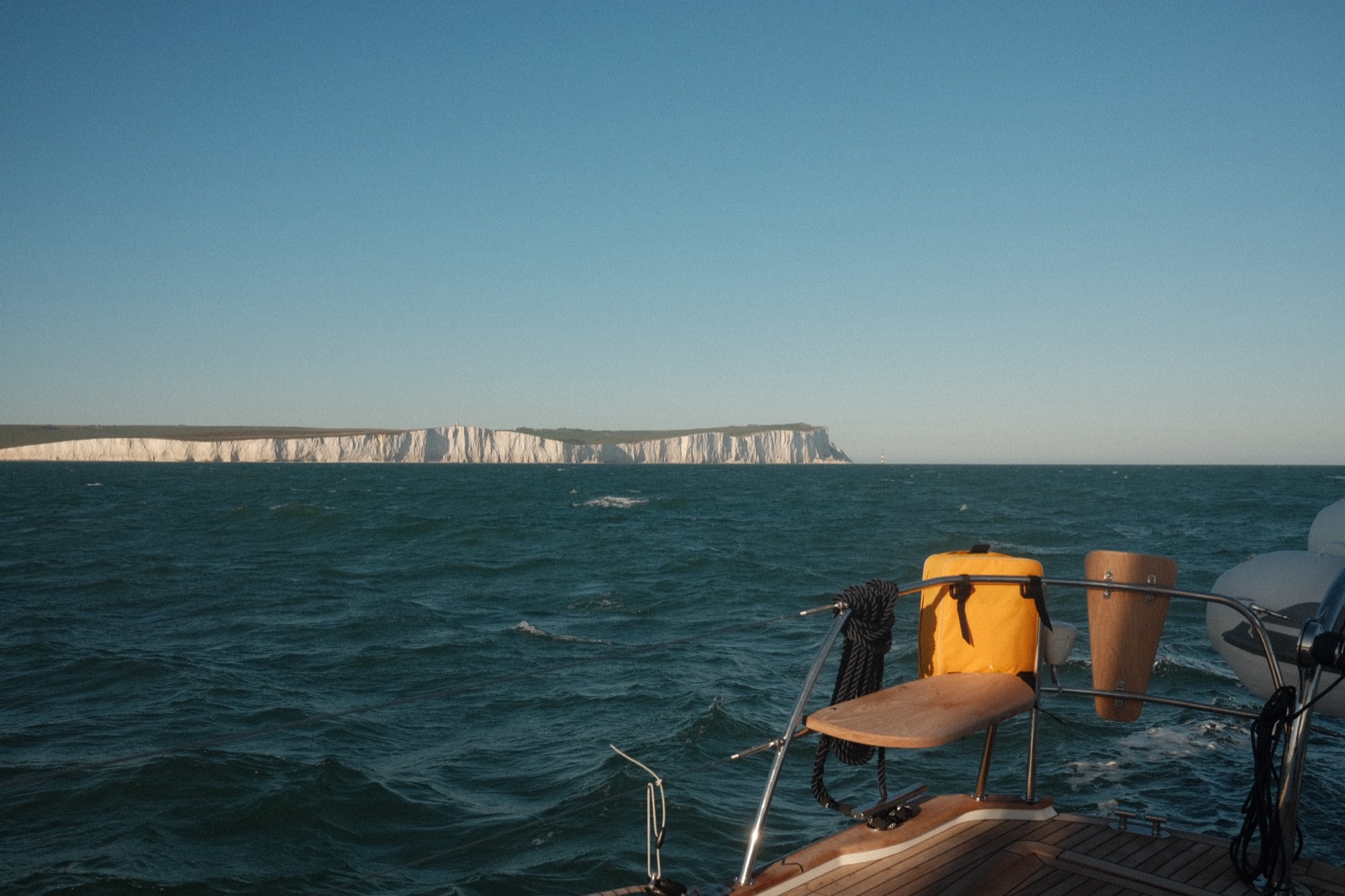 White Cliffs of Dover approaching